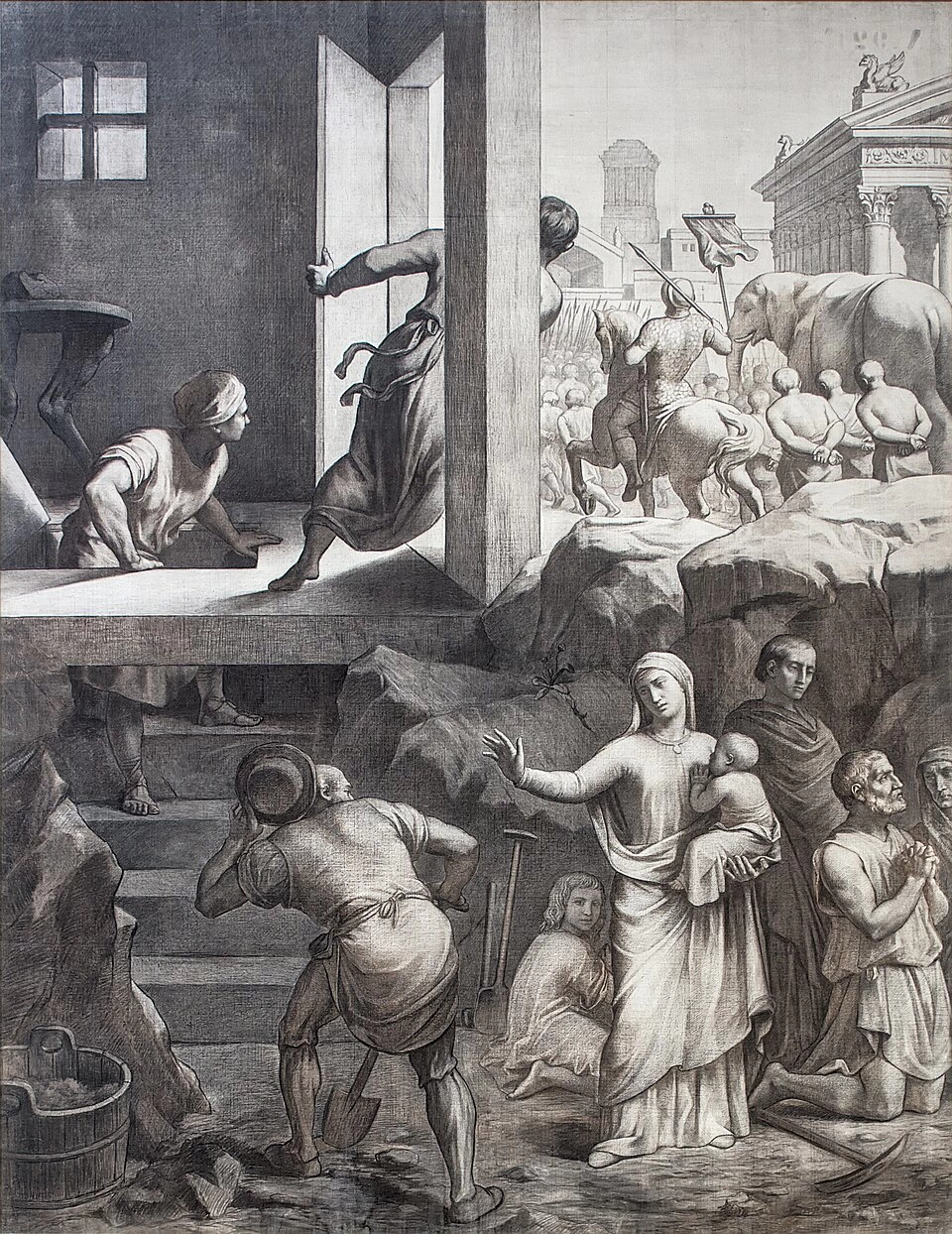 Il pittore e il profeta - Attila I, Museo delle Belle Arti di Lione 16